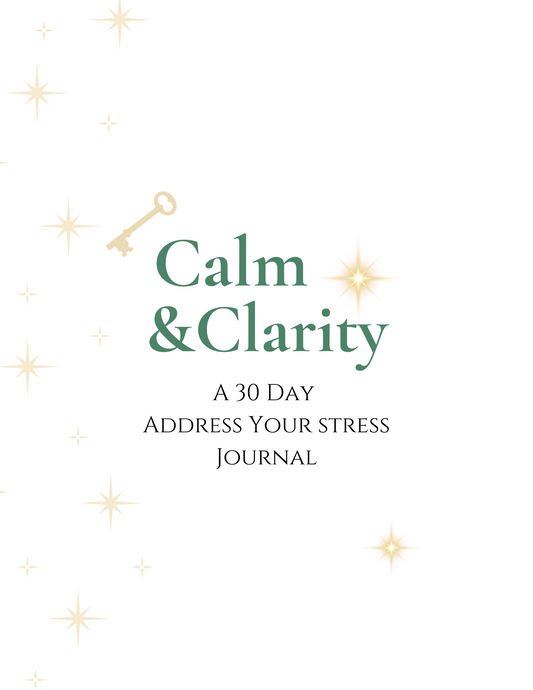 Calm & Clarity: 30 Day Address Your Stress Journal (Digital Download)