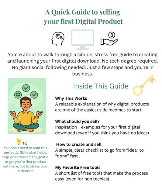 Master Your Digital Download: A simple guide to create and sell your first digital product
